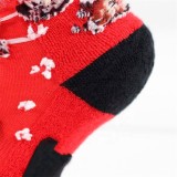 New Designs Fantasy Hilarious Face Combed Cotton Knee High Men Socks Gift
