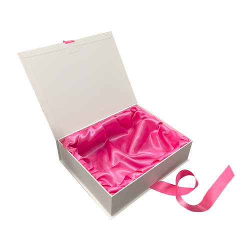 Custom Luxury Cardboard Boxes Design Your Logo Packaging White Magnetic folding Gift Box