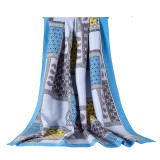 Factory Manufacturing 100 Pure Silk Twill Satin Women scarfs Square Custom Digital Printed Silk Scarves