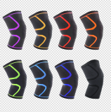 Factory Directly Wholesale Elastic Fitness Nylon Knee Sleeve Oem Custom