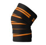 High Quality Adjustable Customized Size Weightlifting Fitness Powerlifting Knee wraps Straps for Squats