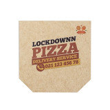 Custom printed design cajas de reusable corrugated shipping packaging cheap delivery pizza box