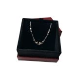 Personal Logo Cardboard Custom Made Jewelry Gift Packing Box  With Foam Insert