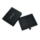 Card board Drawer Paper Box With Logo Printing Ribbon Pull Tab For Packaging Tie
