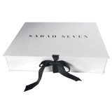gift boxes packaging for clothing custom white collapsible gift box