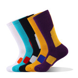 2020 fashion women sport  breathable socks basketball socks wholesale custom logo