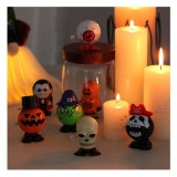 Halloween Wind Up Toys Clockwork Winding EyesJumping Teeth Ghost Teeth for Adults Kids Party Practical Joke Toy