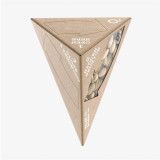 Custom retail packaging unique triangle eco friendly kraft paper nut gift box packages for cashew nuts