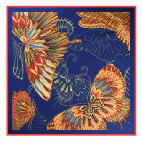 Custom Potala Pilgrimage Nation Style Twill New Ladies Silk Pattern Square Scarf