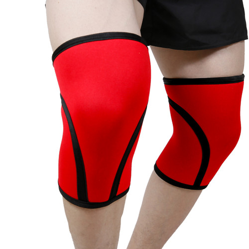 Custom Logo Weight lifting Powerlifting 7mm Neoprene Compression Knee Sleeve