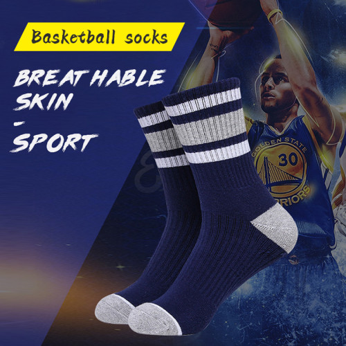 OEM Fashion Dress Socks Custom Logo Mens Basketball Socks Design White Black Crew Sport Socks For Elites Man