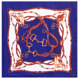 Large Hijab Fashion 90cmx90cm Square Shawls Head Printed Bag Silk Scarf For Ladies