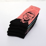 High Quality Factory Custom Character Art Funny Soft Cotton Crew Socks