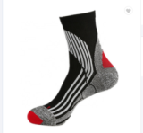 Factory Direct Sale Men's Essential Sports Jacquard Black Socks Running Compression Socks