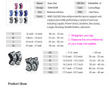 Breathable Elastic Compression Gym Knee Brace Neoprene 7Mm Knee Support Sleeve Weightlifting