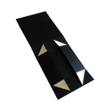 Folding Luxury Custom Logo Black Magnetic Closure Paper Cardboard Carton Shoe Flap Gift Box