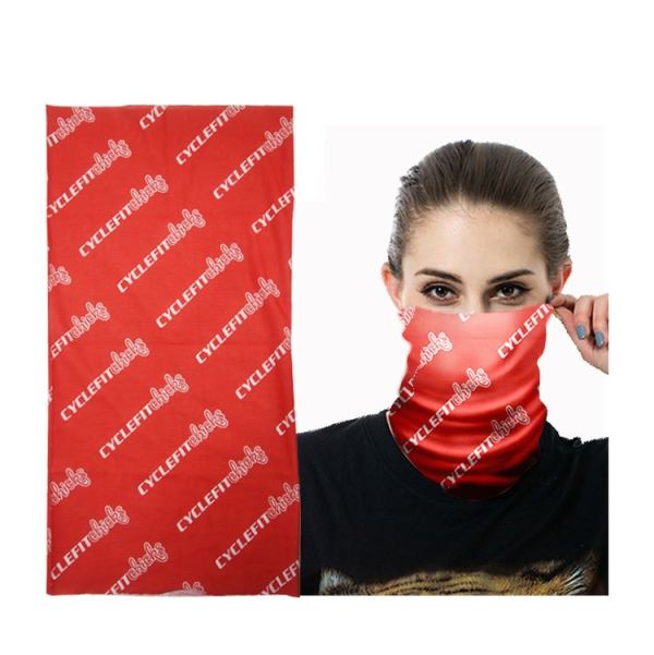 Outdoor Sports Riding Cycling Sun Protection Printings Anti-Uv Face Scarf Custom Neck Gaiter Tube Bandana