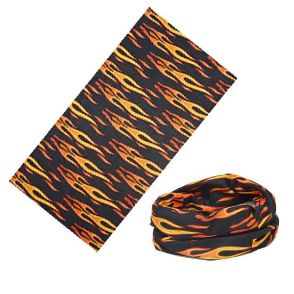 Wholesale Elastic Polyester Adult Floral Pattern Custom Printed Neck Gaiter