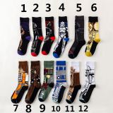 Custom 2018 Fashion High Quality Men Socks Designs Funny Happy Socks Men