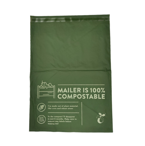 100% biodegradable Compostable corn starch poly mailing bags courier bags shipping packaging mailer