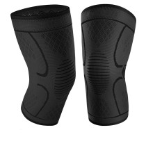 Factory Directly Wholesale Elastic Fitness Nylon Knee Sleeve Oem Custom