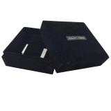 luxury black velvet gift box for wedding  invitation