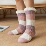 Women Home Sleep Fuzzy Floor Socks Snow Socks Winter Warmth Thickening Slippers Carpet Socks