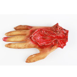 Haunted House Human Foot Hand Party Decoration Body Part Fake Finger