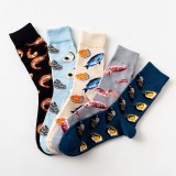 Hot sale cheap mens happy mens fashion sublimated socks warm winter and stocking funny socks
