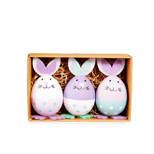 Sweet Bunny Rabbit Plastic Easter Egg Decoration