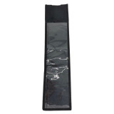 Custom logo transparent plastic pvc black single virgin hair packaging bags for bundles