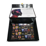 Custom luxury large black cardboard paper garment clothing gift packaging box