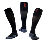 Factory Direct Sale Men's Essential Sports Jacquard Black Socks Running Compression Socks