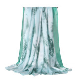 Digital Printing High Quality Fashion Ladies Scarf Silk Long Satin Silk Scarf Fashion Silk Scarfs