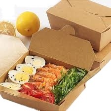 66 oz High Quality Biodegradable box Takeaway Food Packaging  Customized paper food box