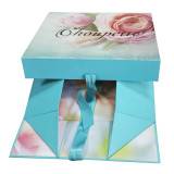 Luxury Magnet and Ribbon Closure  packaging boxes for clothes