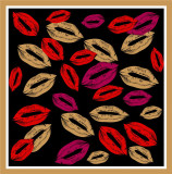 New 50*50 Elegant Spring Women Multifunction Hair Tie Headwear Design Retro Neckercief Printed Square Silk Scarf