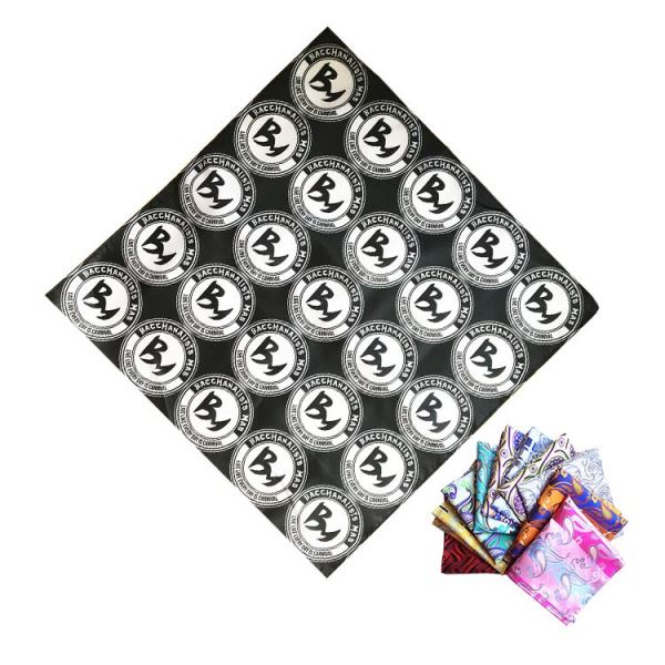 Unisex Solid Color Custom Any Logo Bandana For Men