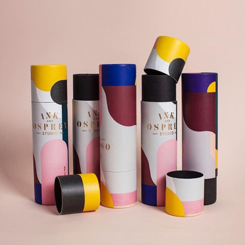Round paper tube box &  lip gloss tube packaging box