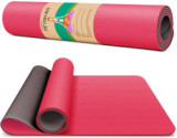 Custom Gym Organic Best Exercise Fitness Folding Gymnastics Logo 6Mm Pilates Eco Friendly Tpe Yoga Mat