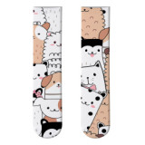 Customize Photo 3D Cute Cat Printing Socks Cute Stockings Cartoon Pattern Trend Double-Sided Printing Socks