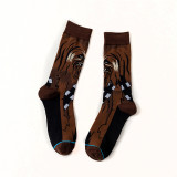 Custom 2018 Fashion High Quality Men Socks Designs Funny Happy Socks Men