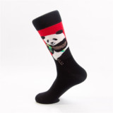 2021 New Arrival Happy Socks Men/Women Fashion Casual Funny Long Sock Panda Animal Pattern Cotton Skateboard Socks