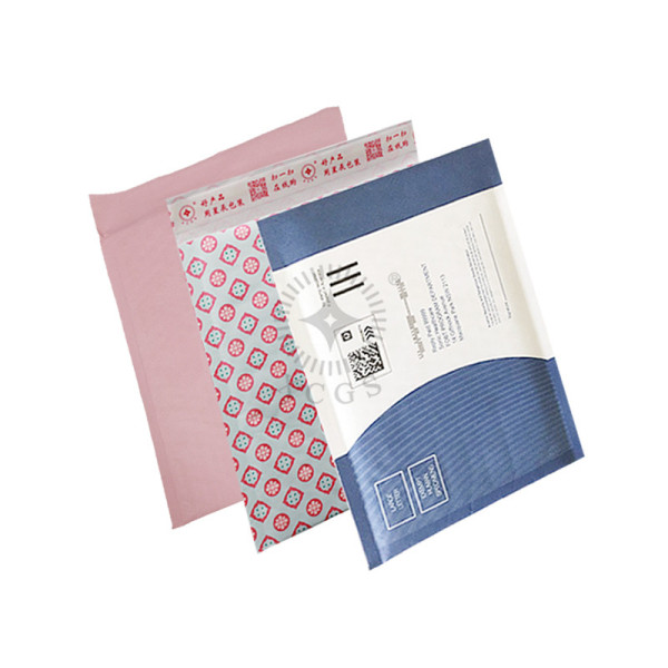 Biodegradable jewellery packaging bags poly bubble mailers eco kraft bubble bags logo