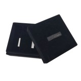 luxury black velvet gift box for wedding  invitation