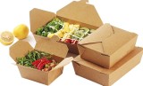 66 oz High Quality Biodegradable box Takeaway Food Packaging  Customized paper food box