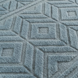 Coral Fleece Embossed Blanket Wholesale Custom Luxury Travel Throw Blankets