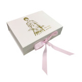 Custom colored printing luxury paper cardboard magnetic clothing christmas baby gift box zealx packaging
