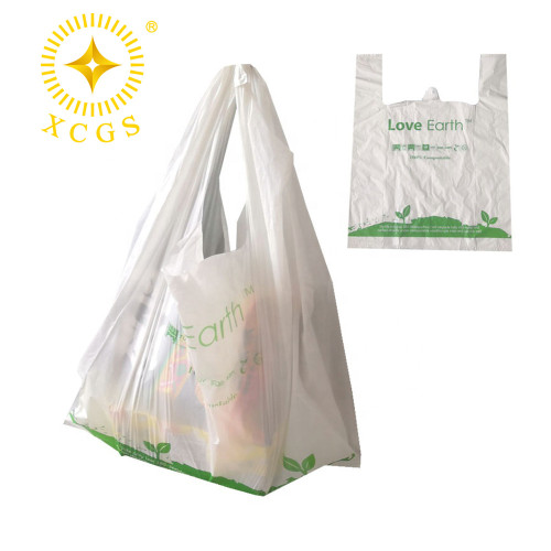 Custom Size Green Biodegradable Recycled Shopping Bags Courier Bag Compostable Bags With PBAT And PLA Material