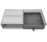 custom rigid drawer packaging  Acrylic jewelry box with logo